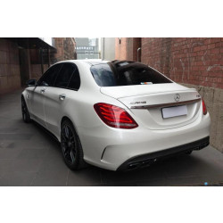 Купить Задний диффузор (дизайн C63 2014-2018) для Mercedes C-сlass W205
