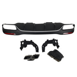 Купить Задний диффузор для GLE (дизайн GLE63) для Mercedes GLE/ML сlass W166