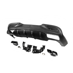 Купить Задний диффузор с насадками (дизайн GLE63) для Mercedes GLE coupe C292 2015-2019 гг