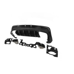 Купить Задний диффузор с насадками Black (дизайн GLE63) для Mercedes GLE coupe C167 2019- рр