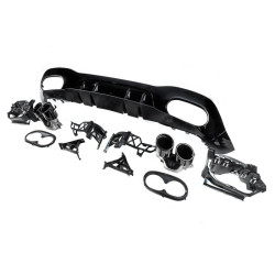 Купить Задний диффузор с насадками (Дизайн A45 HB) для Mercedes A-сlass W177 2018- гг