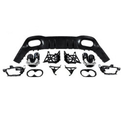 Купить Задний диффузор с насадками (Дизайн A45 SD) для Mercedes A-сlass W177 2018- гг