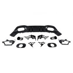 Купить Задний диффузор с насадками (Дизайн A35 HB) для Mercedes A-сlass W177 2018- гг