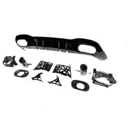 Купить Задний диффузор с насадками (Дизайн A35 SD) для Mercedes A-сlass W177 2018- гг