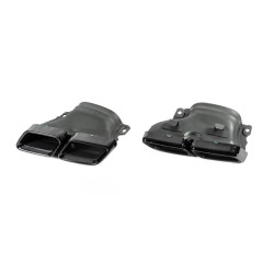 Купить Задний диффузор с насадками Black (для AMG/AMG-Line, Дизайн E63 2016-2020) для Mercedes E-сlass W213