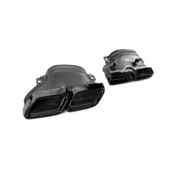 Купить Задний диффузор с насадками Black (для AMG/AMG-Line, Дизайн E63 2016-2020) для Mercedes E-сlass W213