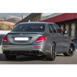 Купить Задний диффузор с насадками Black (для AMG/AMG-Line, Дизайн E63 2016-2020) для Mercedes E-сlass W213
