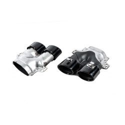 Купити Задній дифузор з насадками (для coupe дизайн AMG43) для Mercedes C-сlass W205 2014-2021рр