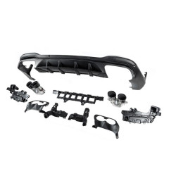 Купить Задний диффузор с насадками (Дизайн AMG43) для Mercedes GLC X253