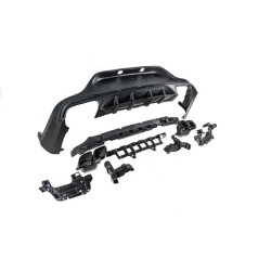 Купить Задний диффузор с насадками Black (Дизайн AMG63) для Mercedes GLC coupe C253