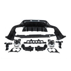 Купить Задний диффузор с насадками (Дизайн AMG43) для Mercedes GLC coupe C253