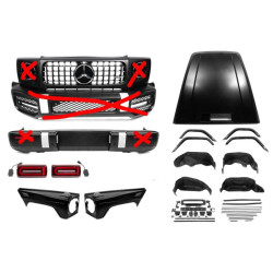 Купити Комплект рестайлінгу на G63 AMG 2018 (не повний комплект) для Mercedes G сlass W463 1990-2018рр