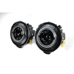 Купить Передние фары Дизайн-2023 Black (2006-2017) для Mercedes G сlass W463