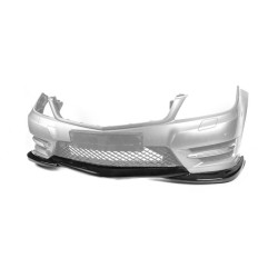 Купить Накладка на передний бампер DPT V2 (2011-2015, черный глянец) для Mercedes C-class W204