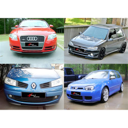 Купити Передня Lip накладка DPT V-6 (ABS, чорний глянець)