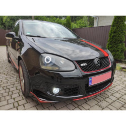 Купить Передняя Lip накладка DPT V-2 (для GTI, черный глянец) для Volkswagen Golf 5