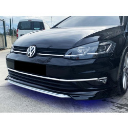 Купить Передняя Lip накладка DPT V-1 (для заводского бампера, 2017-2019, Под покраску) для Volkswagen Golf 7/E-Golf