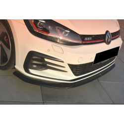 Купить Передняя Lip накладка DPT V-2 (для GTI, 2017-2019, черный глянец) для Volkswagen Golf 7/E-Golf