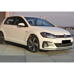 Купить Передняя Lip накладка DPT V-2 (для GTI, 2017-2019, черный глянец) для Volkswagen Golf 7/E-Golf