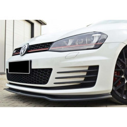 Купити Передня Lip накладка DPT V-2 (для GTI, 2012-2017, чорний глянець) для Volkswagen Golf 7/E-Golf