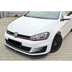 Купити Передня Lip накладка DPT V-2 (для GTI, 2012-2017, чорний глянець) для Volkswagen Golf 7/E-Golf