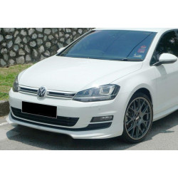 Купити Передня Lip накладка DPT V-5 (під заводський бампер, 2012-2017, чорний глянець) для Volkswagen Golf 7/E-Golf