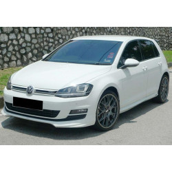 Купити Передня Lip накладка DPT V-5 (під заводський бампер, 2012-2017, чорний глянець) для Volkswagen Golf 7/E-Golf