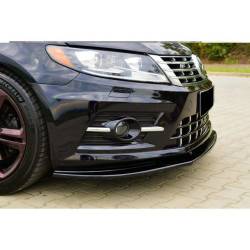 Купить Передняя Lip накладка DPT (для R-Line, 2008-2011, черный глянец) для Volkswagen Passat СС 2008- гг