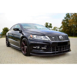 Купить Передняя Lip накладка DPT (для R-Line, 2008-2011, черный глянец) для Volkswagen Passat СС 2008- гг