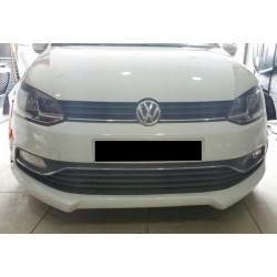 Купити Передня Lip накладка DPT (2014-2017, чорний глянець) для Volkswagen Polo рр