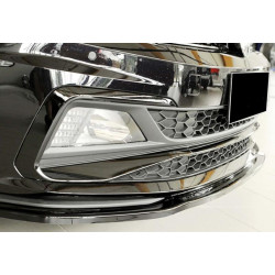 Купити Передня Lip накладка DPT V-1 (для GTI, чорний глянець) для Volkswagen Polo 2017- рр