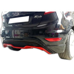 Купить Задний диффузор DPT V-3 (HB, черный глянец) для Ford Fiesta 2008-2017 гг