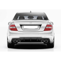 Купить Задний диффузор DPT (2011-2014, для AMG SD, черный глянец) для Mercedes C-class W204