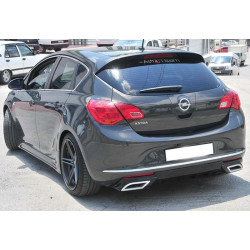 Купить Задний диффузор DPT (2012-2015, HB, черный глянец) для Opel Astra J