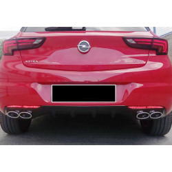 Купить Задний диффузор DPT V-1 (HB, черный глянец) для Opel Astra K 2016-2021 гг