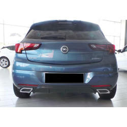 Купить Задний диффузор DPT V-2 (HB, черный глянец) для Opel Astra K 2016-2021 гг