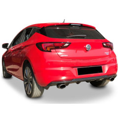 Купить Задний диффузор DPT V-3 (HB, черный глянец) для Opel Astra K 2016-2021 гг