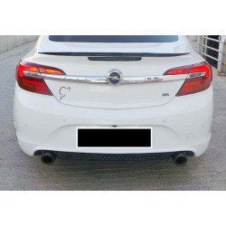 Купить Задний диффузор DPT (SD, 2013-2017, черный глянец) для Opel Insignia