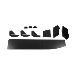 Купить Задний диффузор DPT V-1 (черный матовый) для Renault Clio IV 2012-2019 гг