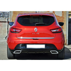 Купить Задний диффузор DPT V-2 (черный глянец) для Renault Clio IV 2012-2019 гг