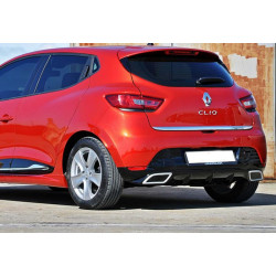 Купить Задний диффузор DPT V-2 (черный глянец) для Renault Clio IV 2012-2019 гг