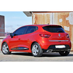 Купить Задний диффузор DPT V-2 (черный глянец) для Renault Clio IV 2012-2019 гг