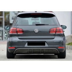 Купить Задний диффузор DPT V-3 (черный глянец) для Volkswagen Golf 6