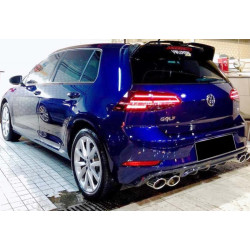 Купить Задний диффузор DPT V-1 (2017-2019, черный глянец) для Volkswagen Golf 7/E-Golf