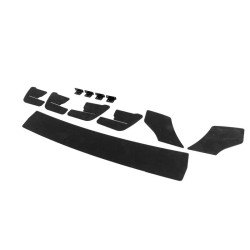 Купить Задний диффузор DPT V-2 (для GTI, 2017-2019, черный матовый) для Volkswagen Golf 7/E-Golf