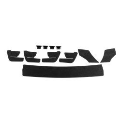 Купить Задний диффузор DPT V-2 (для GTI, 2017-2019, черный матовый) для Volkswagen Golf 7/E-Golf