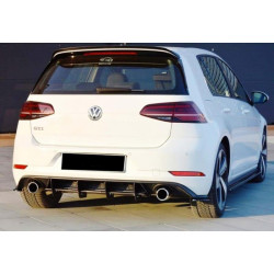 Купить Задний диффузор DPT V-2 (для GTI, 2017-2019, черный матовый) для Volkswagen Golf 7/E-Golf