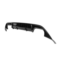 Купить Задний диффузор DPT V-1 (для GTI, 2012-2017, черный глянец) для Volkswagen Golf 7/E-Golf