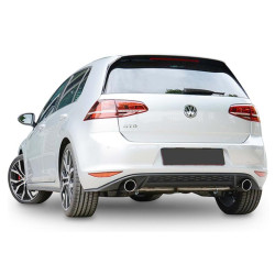 Купить Задний диффузор DPT V-2 (для GTI, 2012-2017, черный глянец) для Volkswagen Golf 7/E-Golf