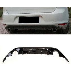 Купить Задний диффузор DPT V-3 (для GTI, 2012-2017, черный глянец) для Volkswagen Golf 7/E-Golf